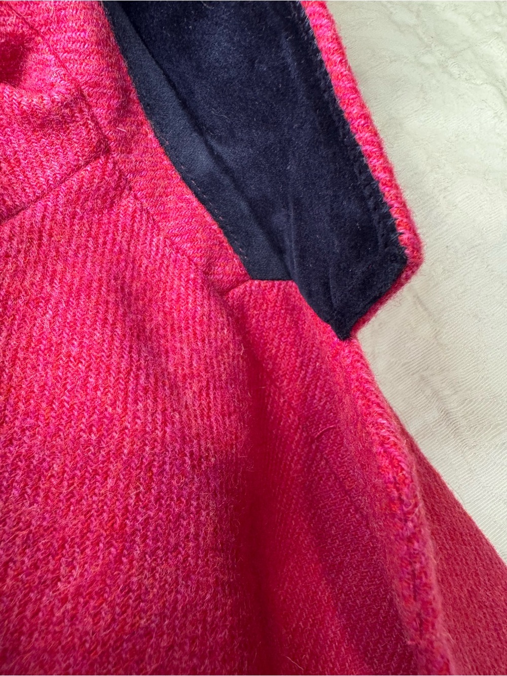 Talbots Aberdeen Blazer Womens 12 Pink Wool Blend Preppy Equestrian Jacket - Picture 8 of 10